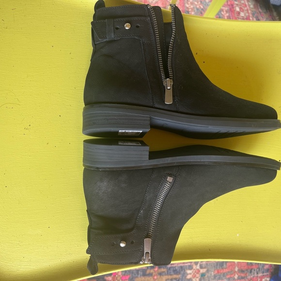 Clarks Memi Lo Black Boots - Picture 3 of 10
